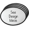 Iron On Oval Patches - Set of 4