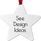 Metal Star Ornaments - Double Sided
