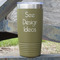 20 oz Stainless Steel Tumblers - Olive - Single-Sided