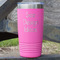 20 oz Stainless Steel Tumblers - Pink - Single-Sided