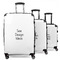 3 Piece Luggage Sets - 20" Carry On, 24" Medium Checked, 28" Large Checked