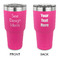 30 oz Stainless Steel Tumblers - Pink - Double-Sided