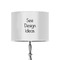 8" Drum Lamp Shades - Poly-film