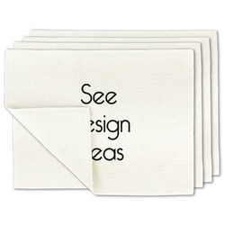 Double-Sided Linen Placemats - Set of 4