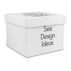 Gift Box with Lid - Canvas Wrapped - Large