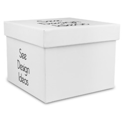 Gift Box with Lid - Canvas Wrapped - XX-Large