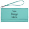 Ladies Leatherette Wallets - Laser Engraved - Teal