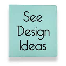 Leather Binder - 1" - Teal