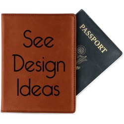 Passport Holder - Faux Leather - Single Sided