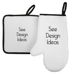 Left Oven Mitt & Pot Holder Set