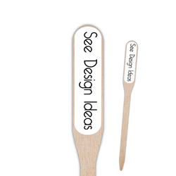 Paddle Wooden Food Picks - Double-Sided