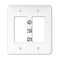Rocker Style Light Switch Cover - Two Switch