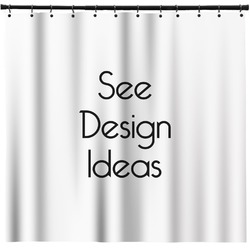 Custom Shower Curtains Design, Custom Printed Fabric Shower Curtain