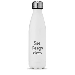 Custom Water Bottle - White