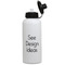 Water Bottles - Aluminum - 20 oz - White