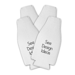 Zipper Bottle Coolers - Set of 4