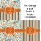 The Orange & Blue Swirls & Stripes Collection