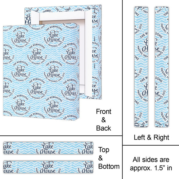 Lake House #2 11x14 - Canvas Print - Approval