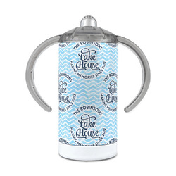 Lake House #2 12 oz Stainless Steel Sippy Cup (Personalized)