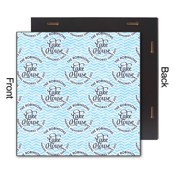 Lake House #2 12x12 Wood Print - Front & Back View