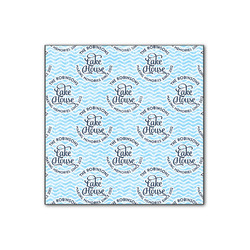 Lake House #2 Wood Print - 12x12 (Personalized)