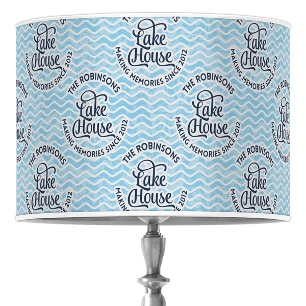 Custom Lake House #2 Drum Lamp Shade (Personalized)