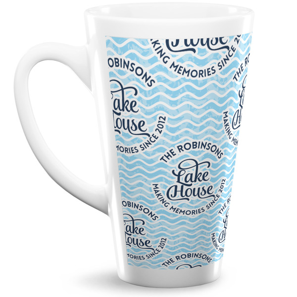 Custom Lake House #2 16 Oz Latte Mug (Personalized)