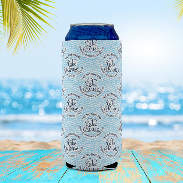 Lake House #2 16oz Can Sleeve - LIFESTYLE