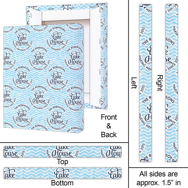 Lake House #2 16x20 - Canvas Print - Approval