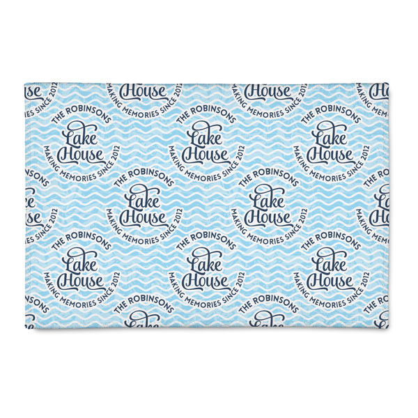 Custom Lake House #2 2' x 3' Indoor Area Rug (Personalized)