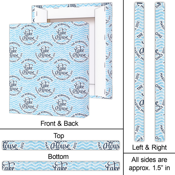 Lake House #2 20x24 - Canvas Print - Approval