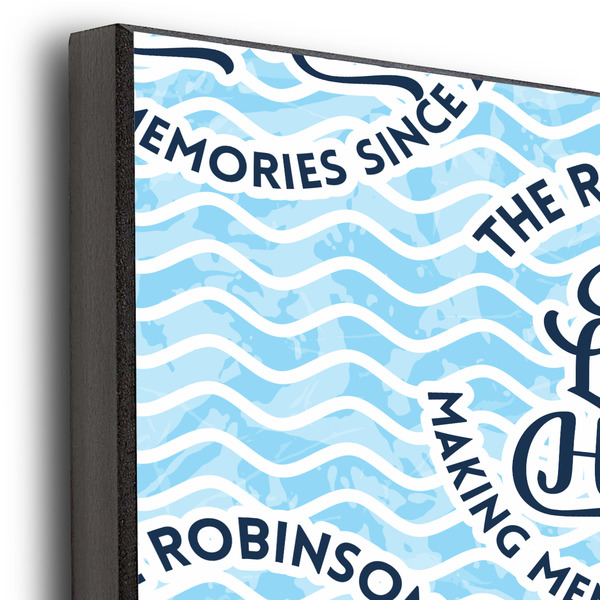 Lake House #2 20x24 Wood Print - Closeup