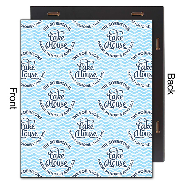 Lake House #2 20x24 Wood Print - Front & Back View