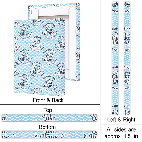 Lake House #2 20x30 - Canvas Print - Approval