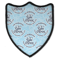 Lake House #2 Iron On Shield Patch B w/ Name All Over