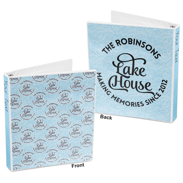 Lake House #2 3-Ring Binder Front and Back