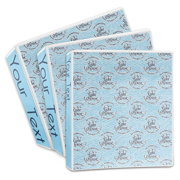 Custom Lake House #2 3-Ring Binder (Personalized)