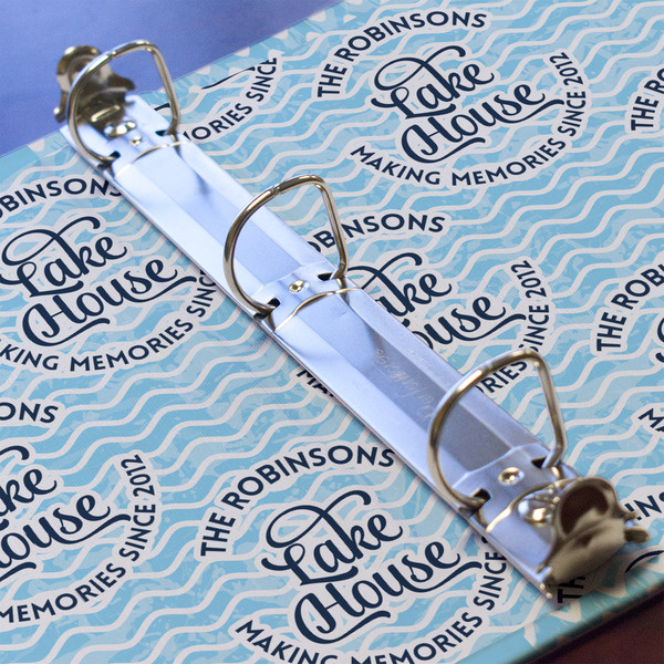 Lake House #2 3 Ring Binders - Full Wrap - 1" - DETAIL