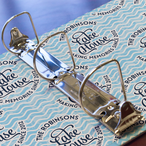Lake House #2 3 Ring Binders - Full Wrap - 2" - DETAIL