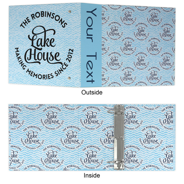 Lake House #2 3 Ring Binders - Full Wrap - 3" - APPROVAL