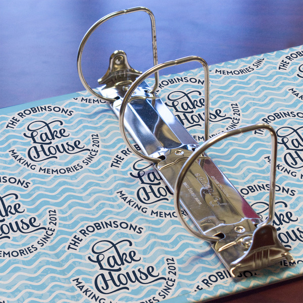 Lake House #2 3 Ring Binders - Full Wrap - 3" - DETAIL