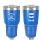Lake House #2 30 oz Stainless Steel Tumbler - Royal Blue - Double-Sided (Personalized)
