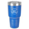 Lake House #2 30 oz Stainless Steel Ringneck Tumbler - Blue - Front