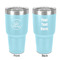 Lake House #2 30 oz Stainless Steel Ringneck Tumbler - Teal - Double Sided - Front & Back