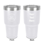 Lake House #2 30 oz Stainless Steel Tumbler - White - Double-Sided (Personalized)
