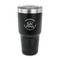 Lake House #2 30 oz Stainless Steel Ringneck Tumblers - Black - FRONT