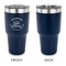 Lake House #2 30 oz Stainless Steel Ringneck Tumblers - Navy - Single Sided - APPROVAL