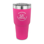 Lake House #2 30 oz Stainless Steel Tumbler - Pink - Single Sided (Personalized)