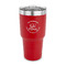 Lake House #2 30 oz Stainless Steel Ringneck Tumblers - Red - FRONT