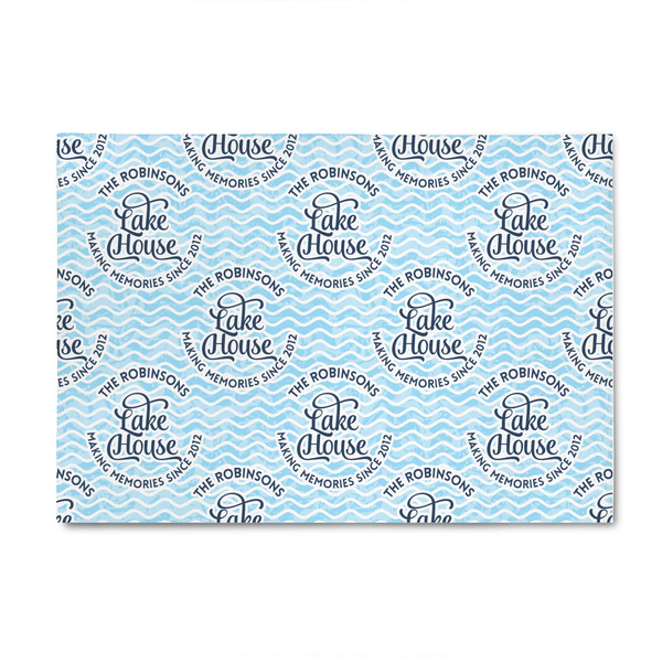 Custom Lake House #2 4' x 6' Indoor Area Rug (Personalized)